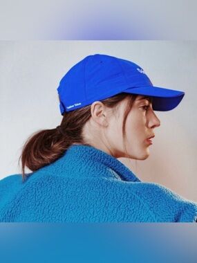 Outdoor Voices “Doing Things” Outdoors Sustainable Hat In Blue OS